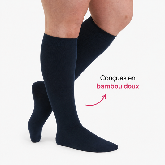DouxVein™️ — Chaussettes de compression en bambou pour jambes légères
