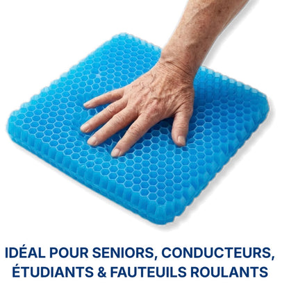 AssiDoux™️ — Coussin en gel pour soulager le dos, les hanches et le coccyx