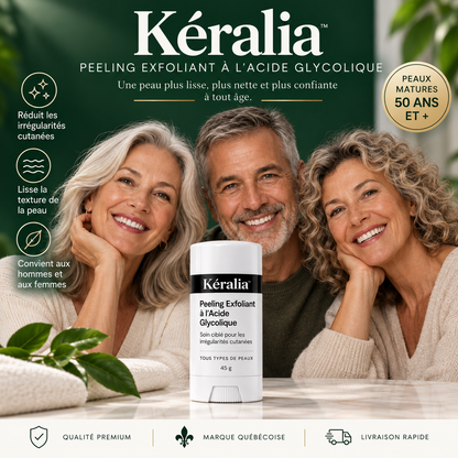 Kéralia™ – Stick exfoliant à l’acide glycolique pour les kératoses séborrhéiques