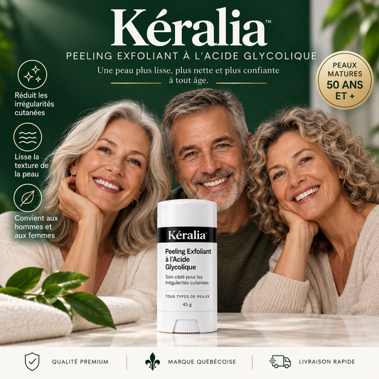 Kéralia™ – Stick exfoliant à l’acide glycolique pour les kératoses séborrhéiques