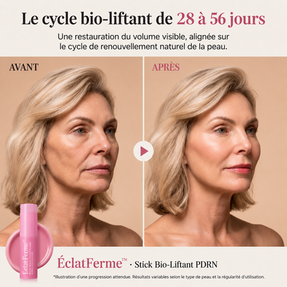 Bâton Bio-Liftant ÉclatFerme™️ — PDRN, Volufiline & Peptides 200 Da