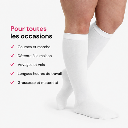 DouxVein™️ — Chaussettes de compression en bambou pour jambes légères