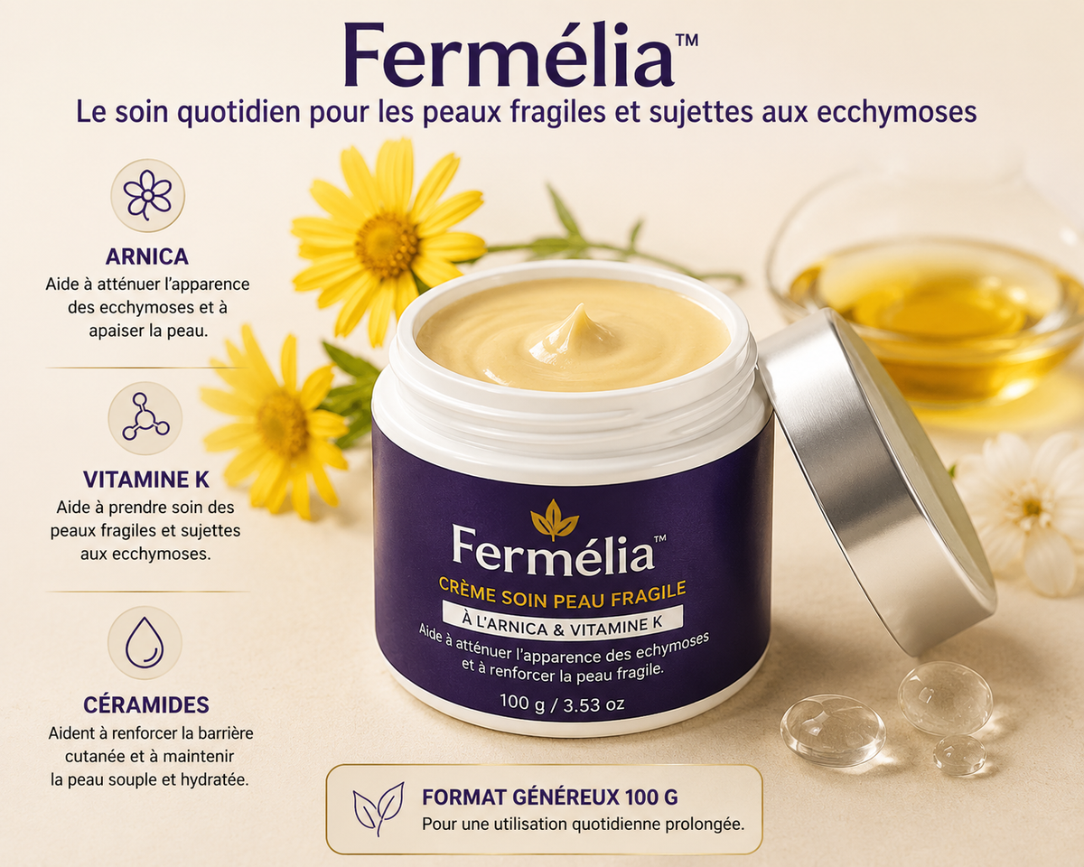 Fermélia™️ — Redonne fermeté et confort à ta peau fragile