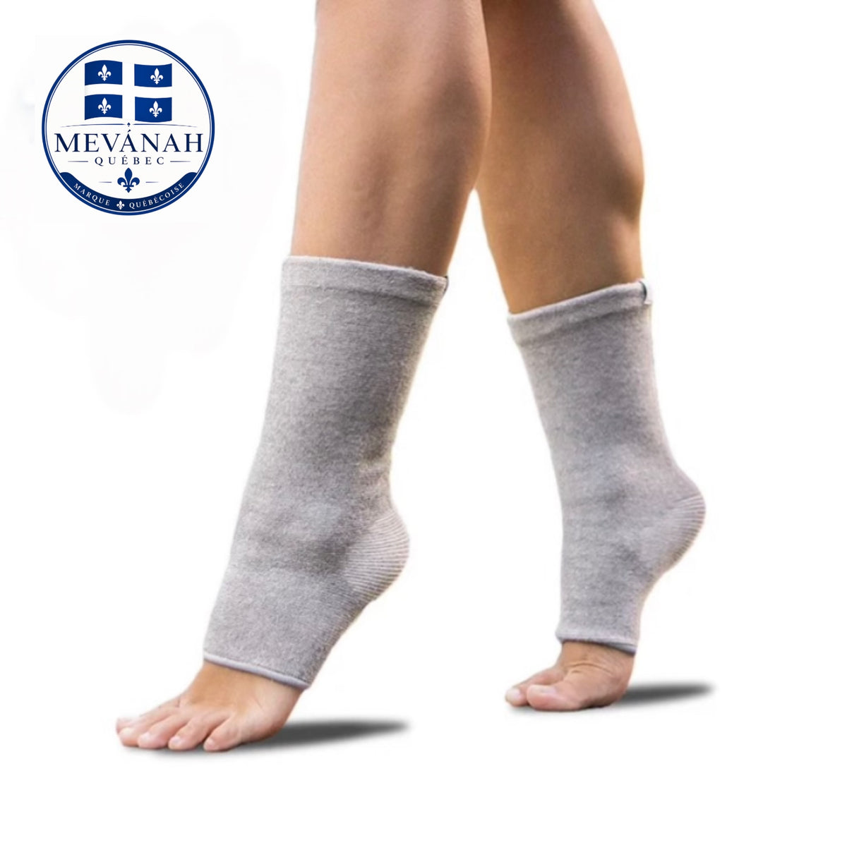 DouxFlex — Manchon de pied en bambou pour pieds douloureux et fatigués