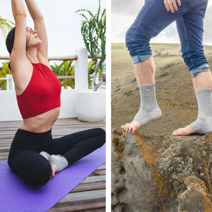 DouxFlex — Manchon de pied en bambou pour pieds douloureux et fatigués