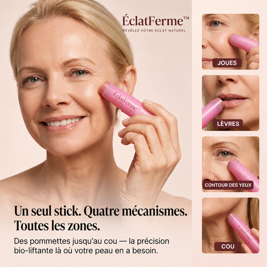 Bâton Bio-Liftant ÉclatFerme™️ — PDRN, Volufiline & Peptides 200 Da