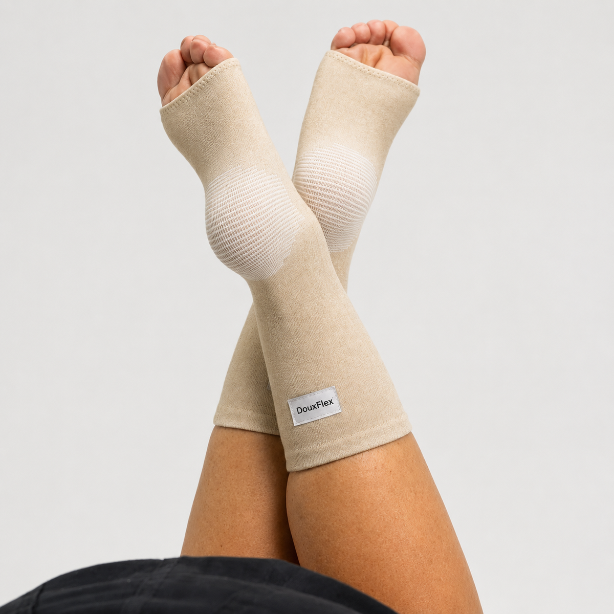 DouxFlex — Manchon de pied en bambou pour pieds douloureux et fatigués