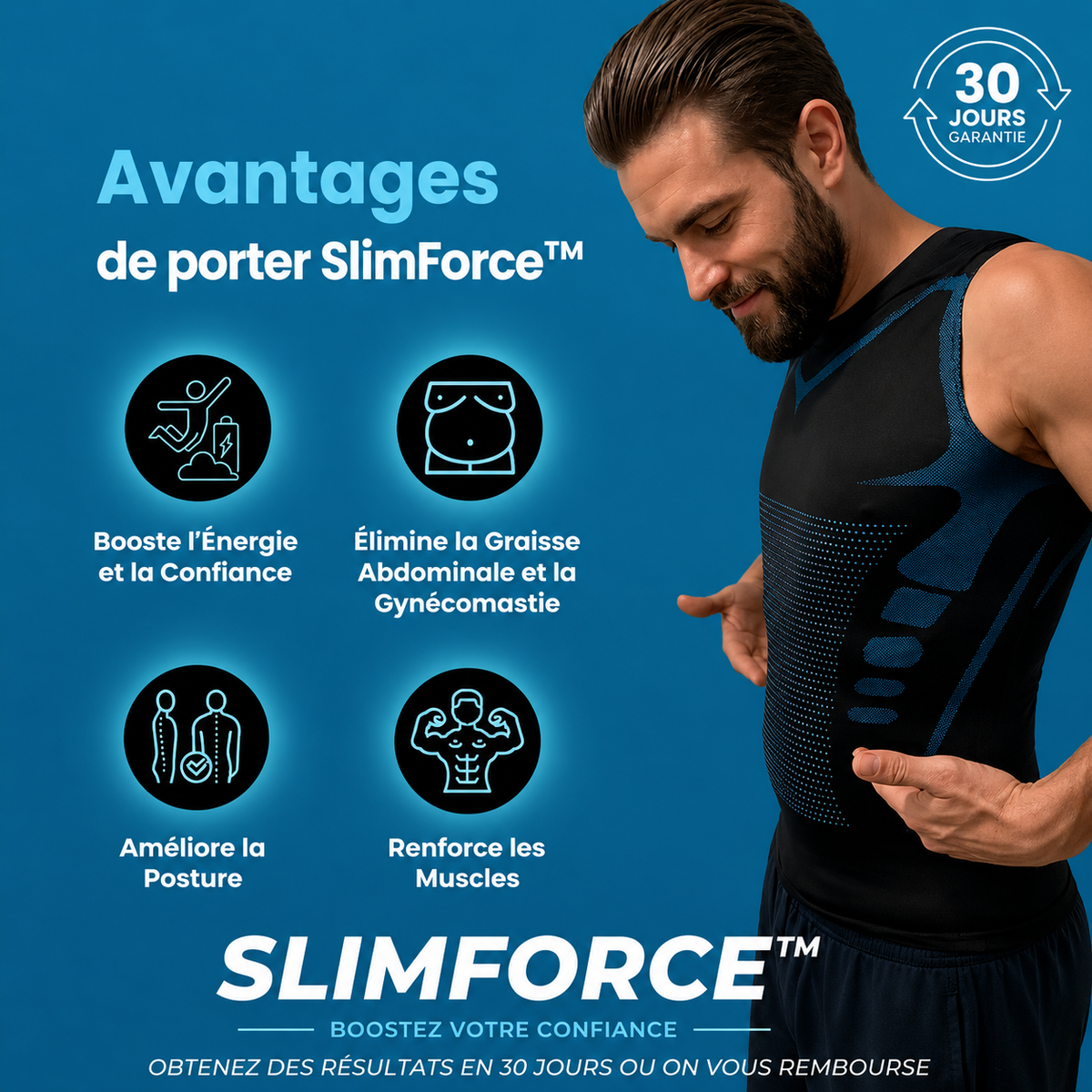 SlimForce™ — Paraître 20 livres plus mince dès le premier port