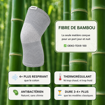 Flexizen | Genouillère en bambou pour un soutien confortable du genou