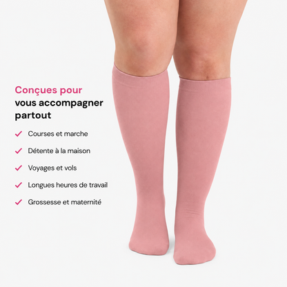 DouxVein™️ — Chaussettes de compression en bambou pour jambes légères