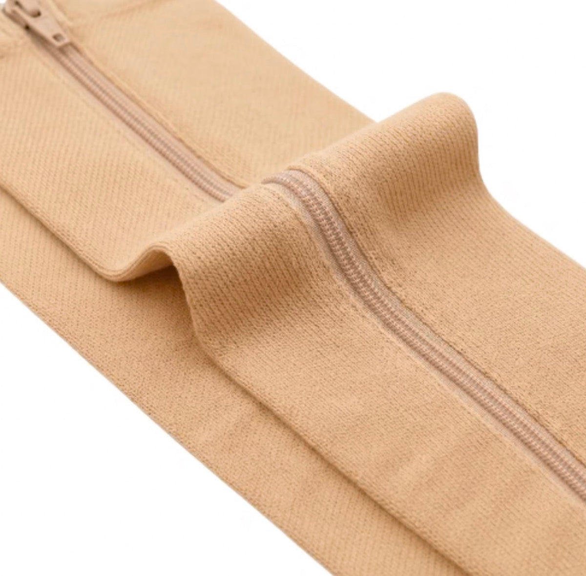 AllègeJambe™ — Bas de compression à fermeture éclair, sans traction