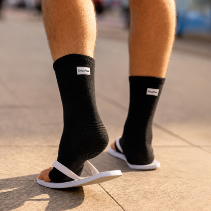 DouxFlex — Manchon de pied en bambou pour pieds douloureux et fatigués