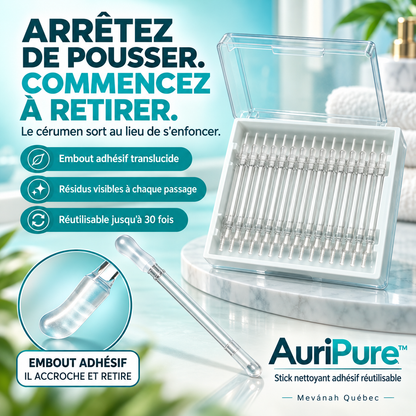 AuriPure™ Sticks nettoyants adhésifs réutilisables