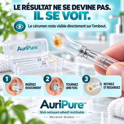 AuriPure™ Sticks nettoyants adhésifs réutilisables