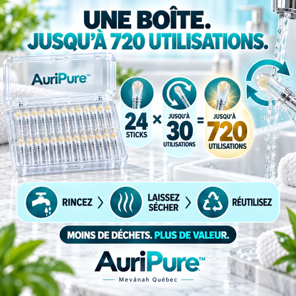 AuriPure™ Sticks nettoyants adhésifs réutilisables