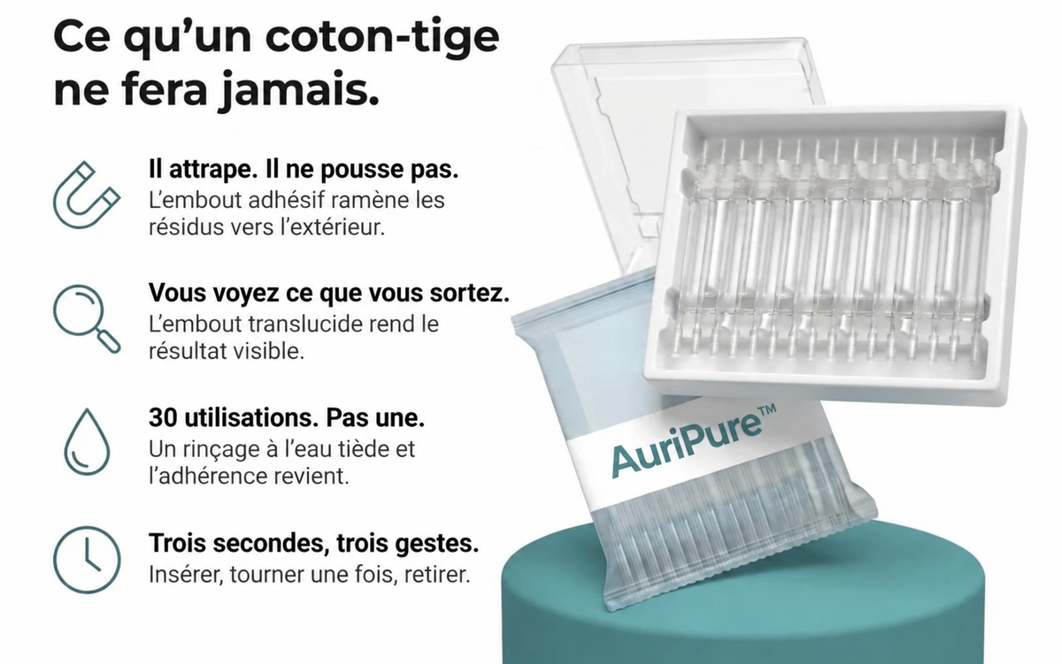 AuriPure™ Sticks nettoyants adhésifs réutilisables