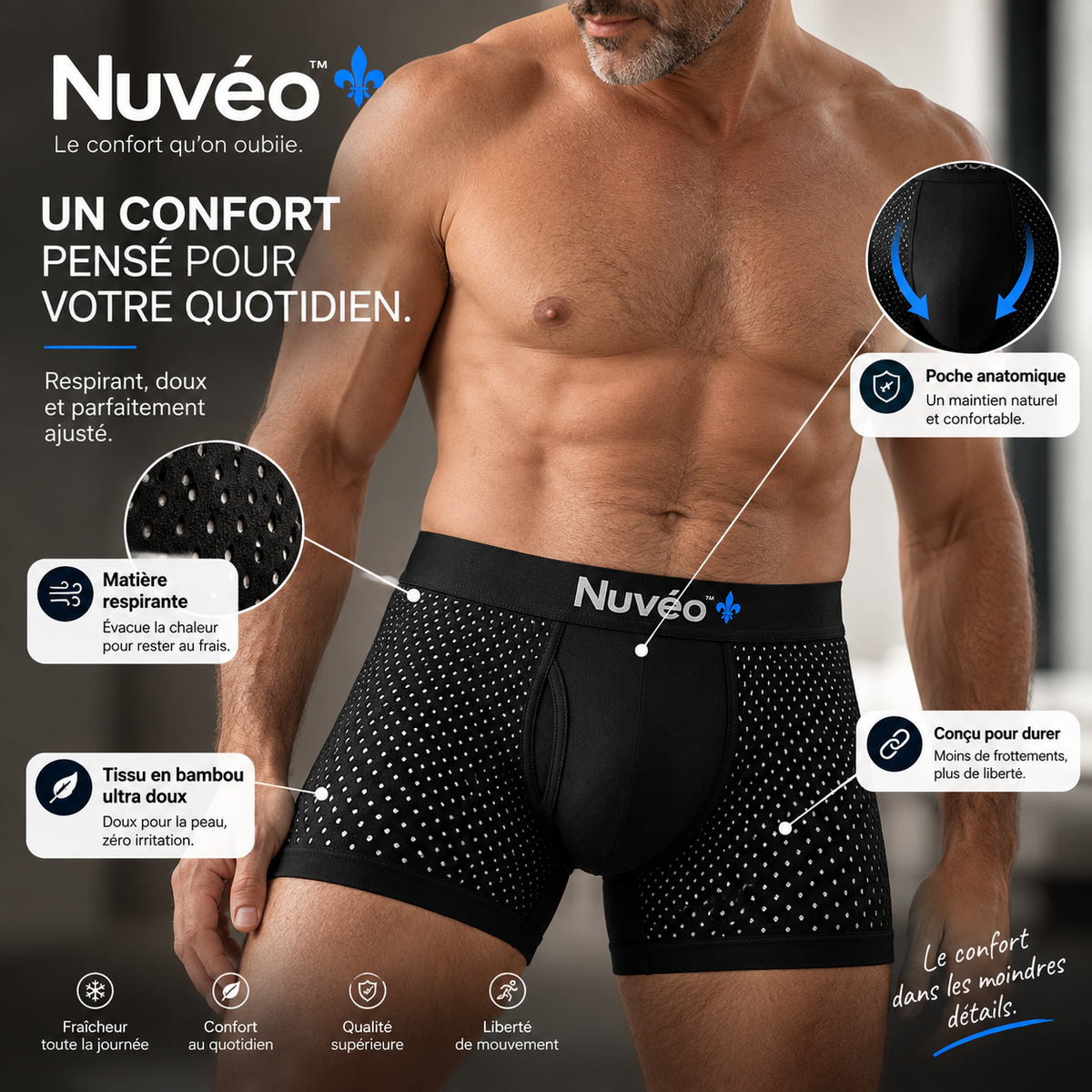 Nuvéo™ — Le boxer en bambou qu’on oublie