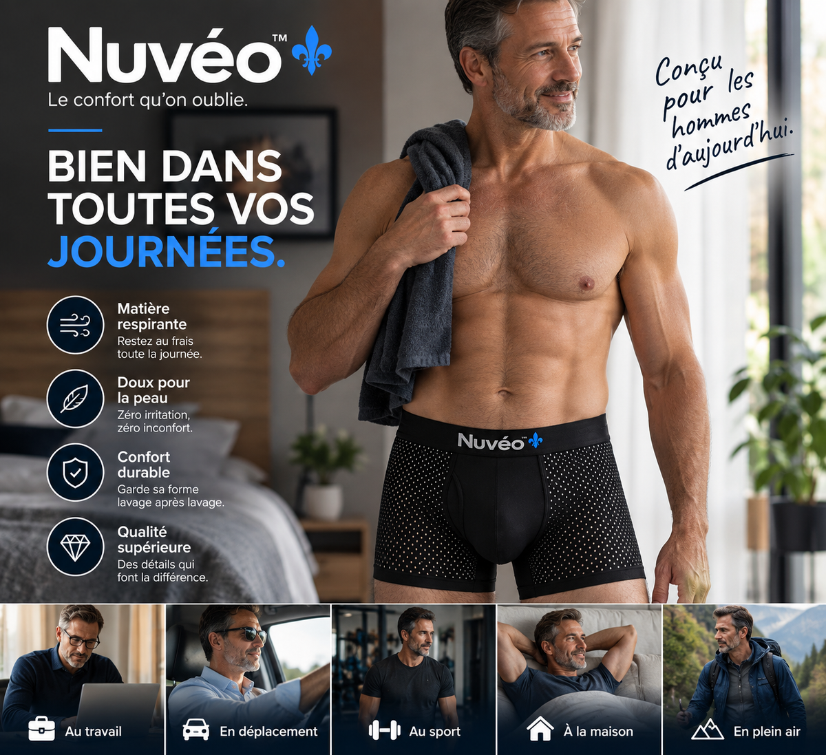 Nuvéo™ — Le boxer en bambou qu’on oublie