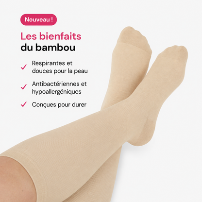 DouxVein™️ — Chaussettes de compression en bambou pour jambes légères