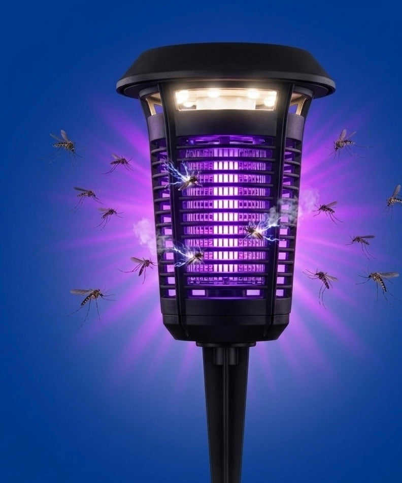 MoustiClaire — Lampe solaire anti-moustiques 2-en-1