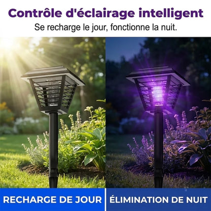 MoustiClaire — Lampe solaire anti-moustiques 2-en-1